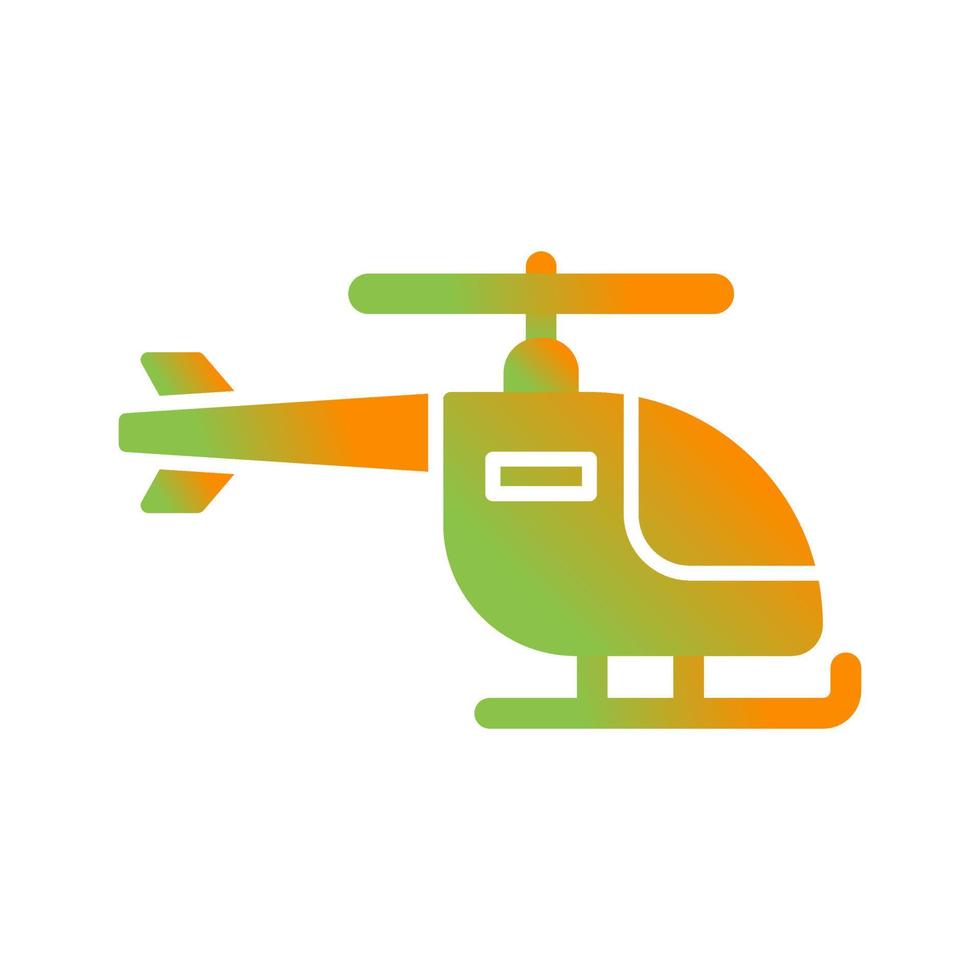 icono de vector de helicóptero