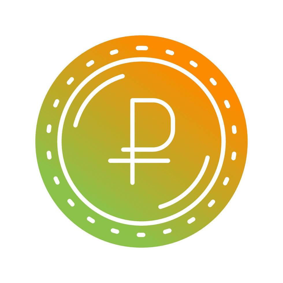 Ruble Currency Vector Icon