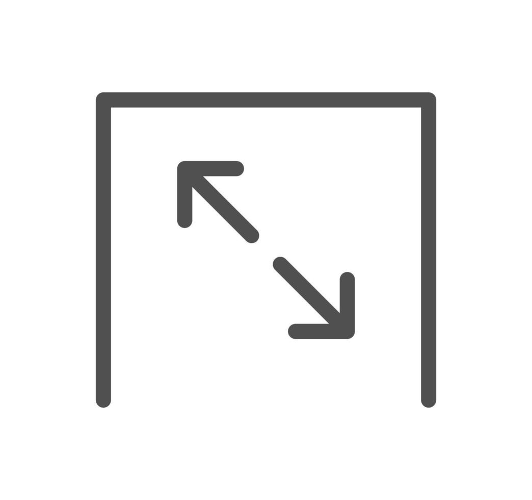 Document and paper icon outline and linear vector. vector