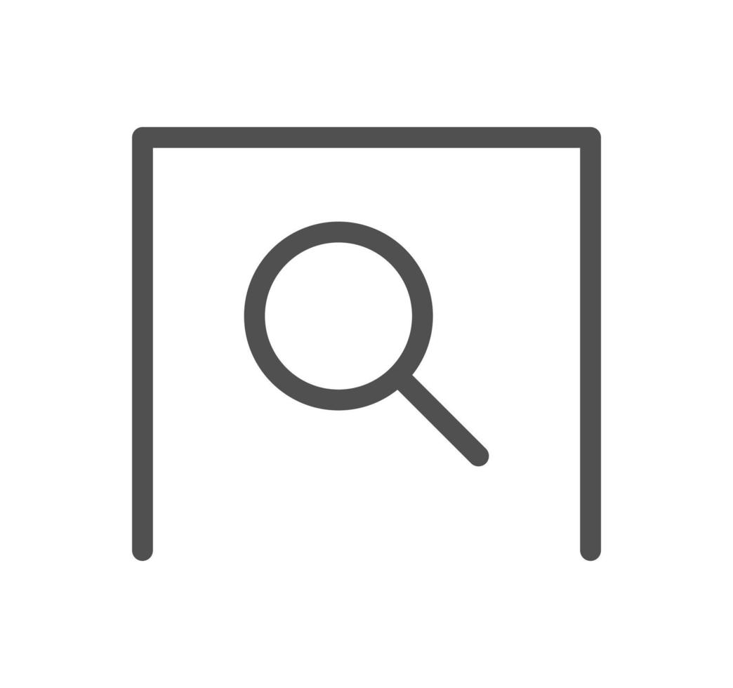 Document and paper icon outline and linear vector. vector
