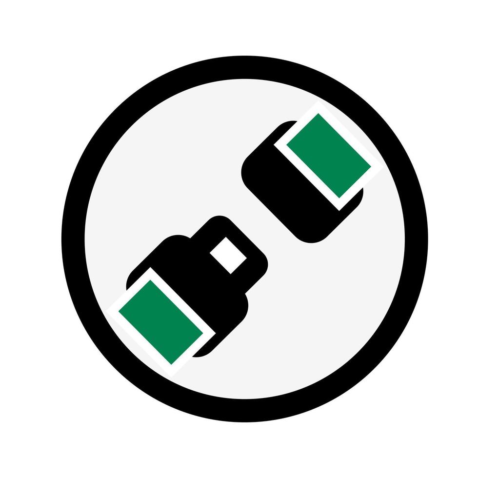 vector doodle seat belts icon, website icon, hand drawing