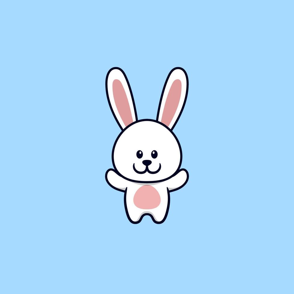Cute Rabbit Bunny Cartoon Vector