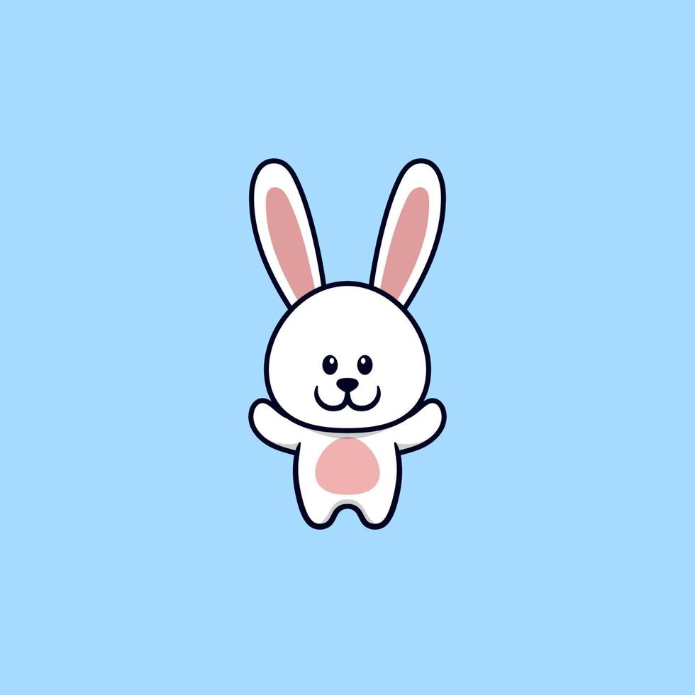 Cute Rabbit Bunny Cartoon Vector