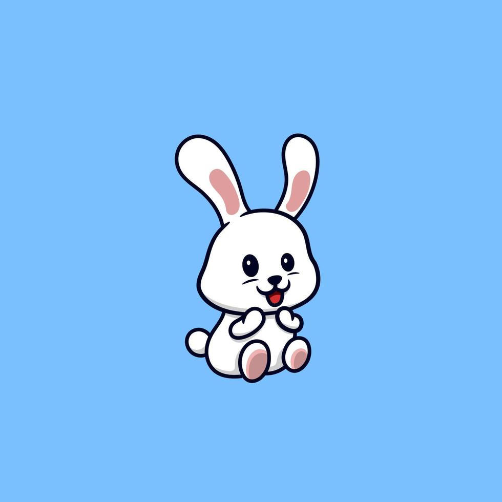 Cute Rabbit Bunny Cartoon Vector