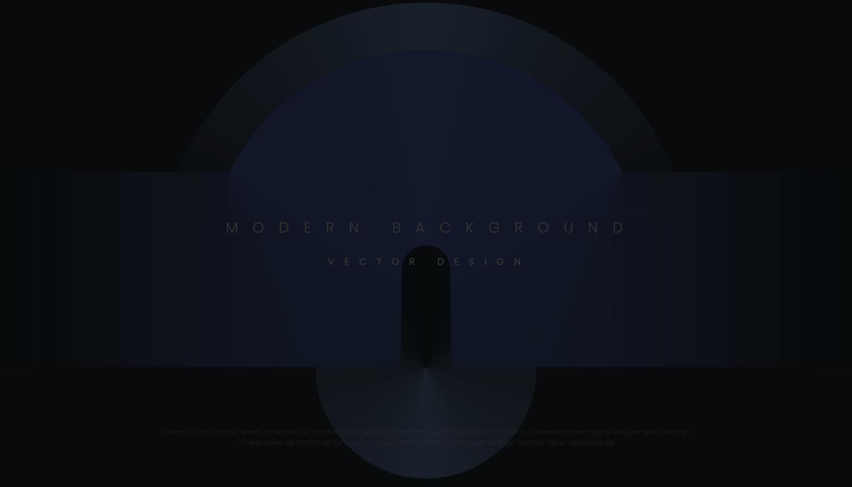 Dark Premium Background with Abstract Modern Geometric Shapes. Vector Illustration