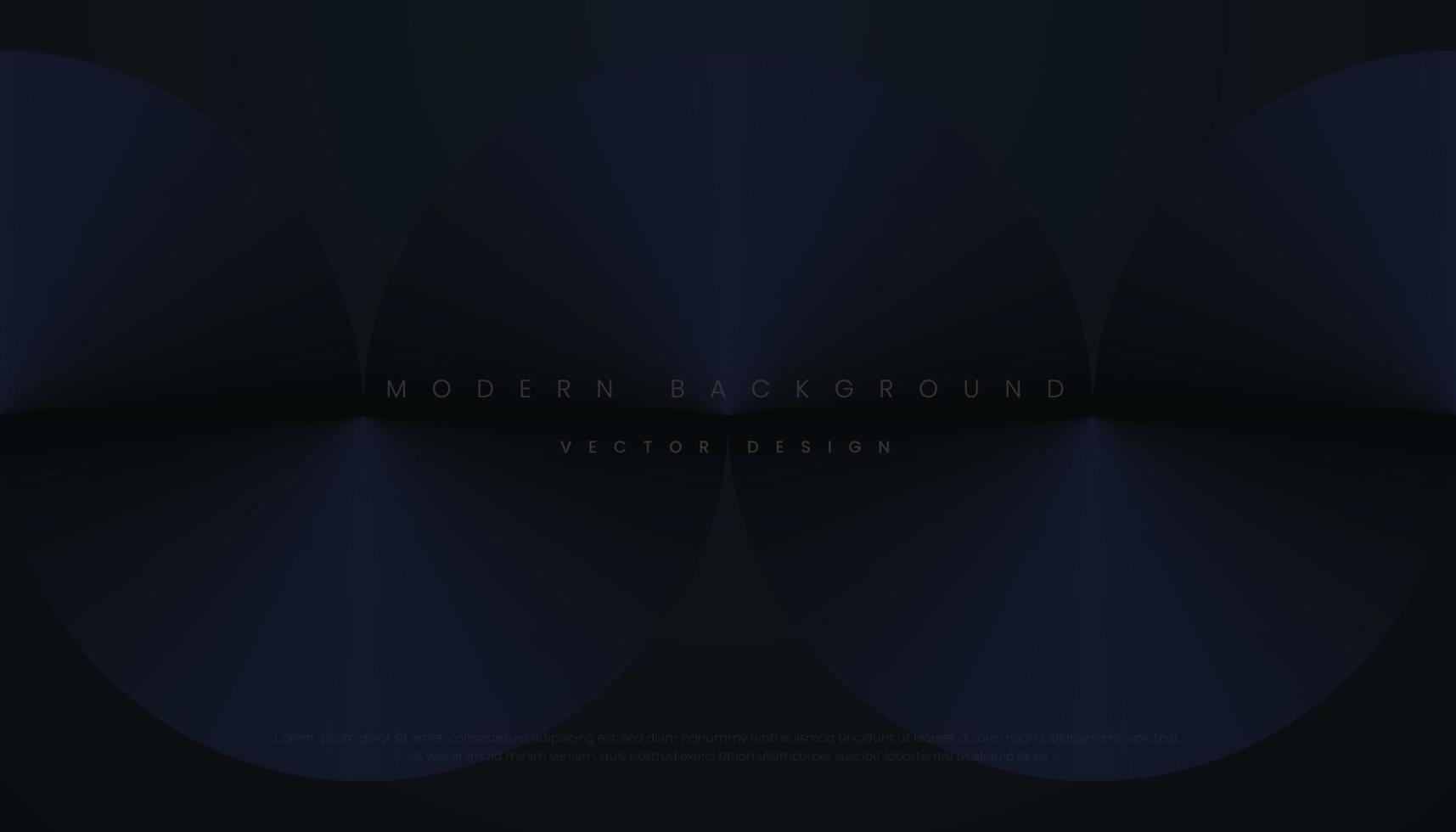 Dark Premium Background with Abstract Modern Geometric Shapes. Vector Illustration