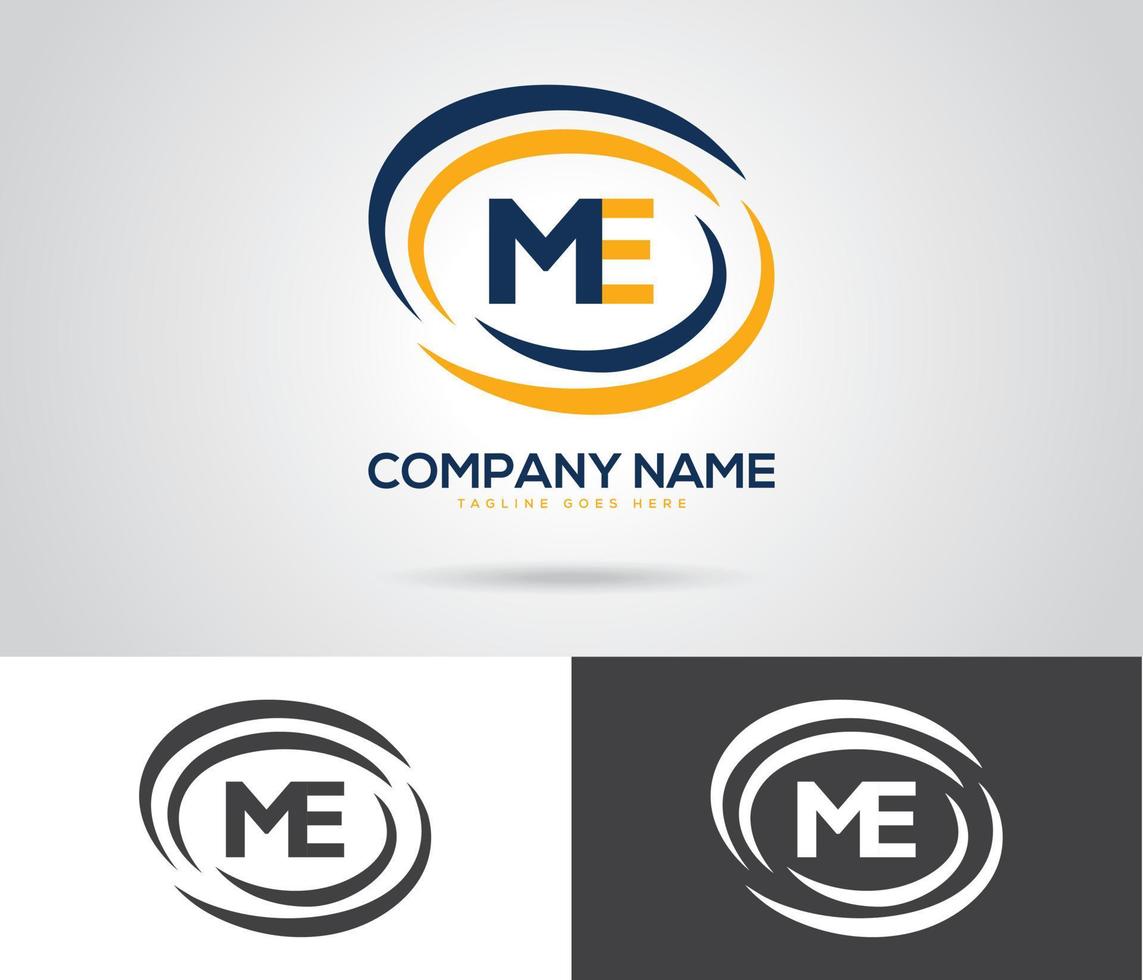 ME letter Logo vector Template Abstract M Business Logo Design
