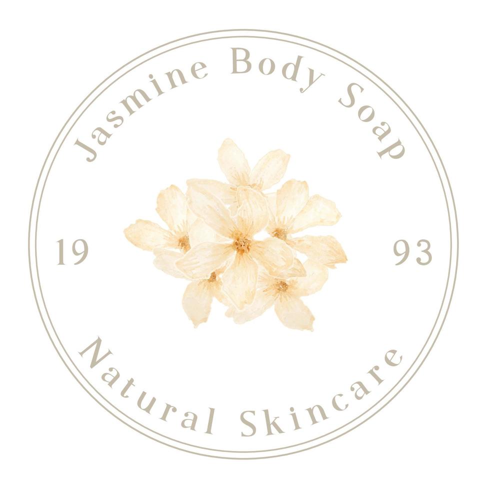 Jasmine Natural Logo vector