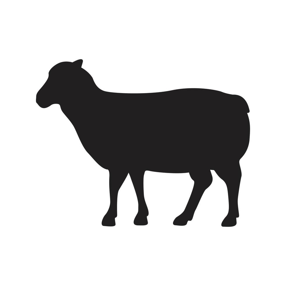 Silhouette of a Sheep vector