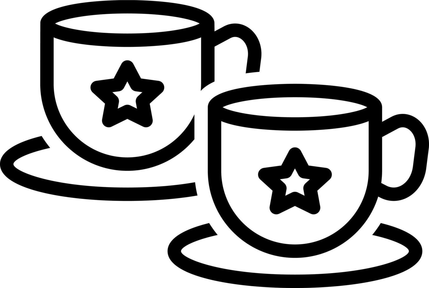 line icon for cups vector