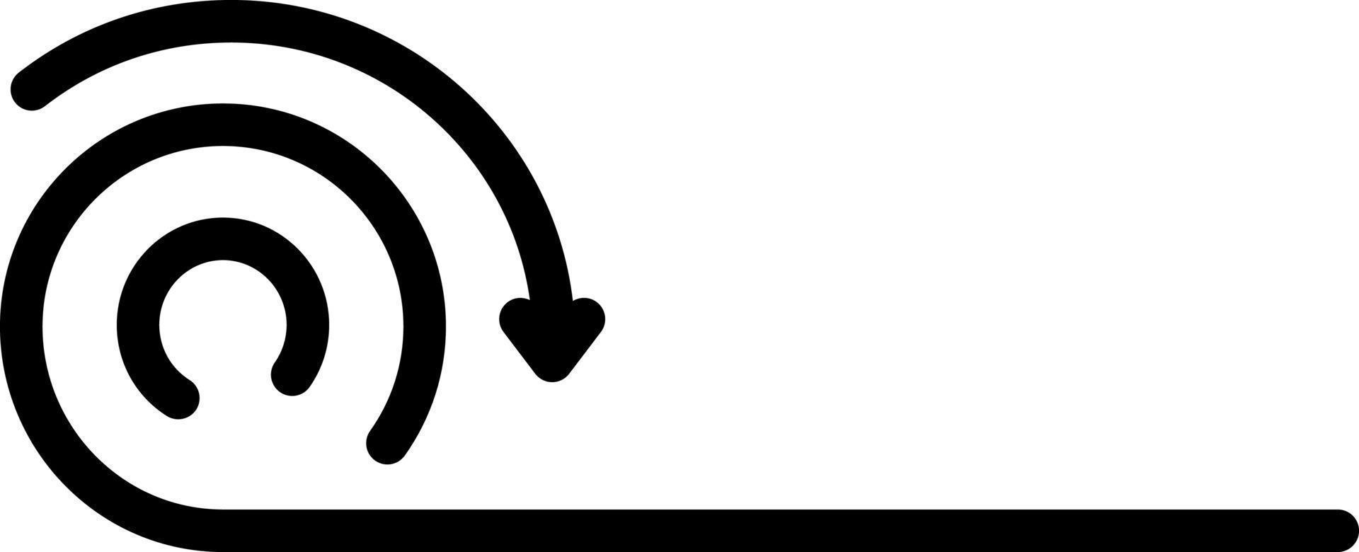 line icon for rolling vector