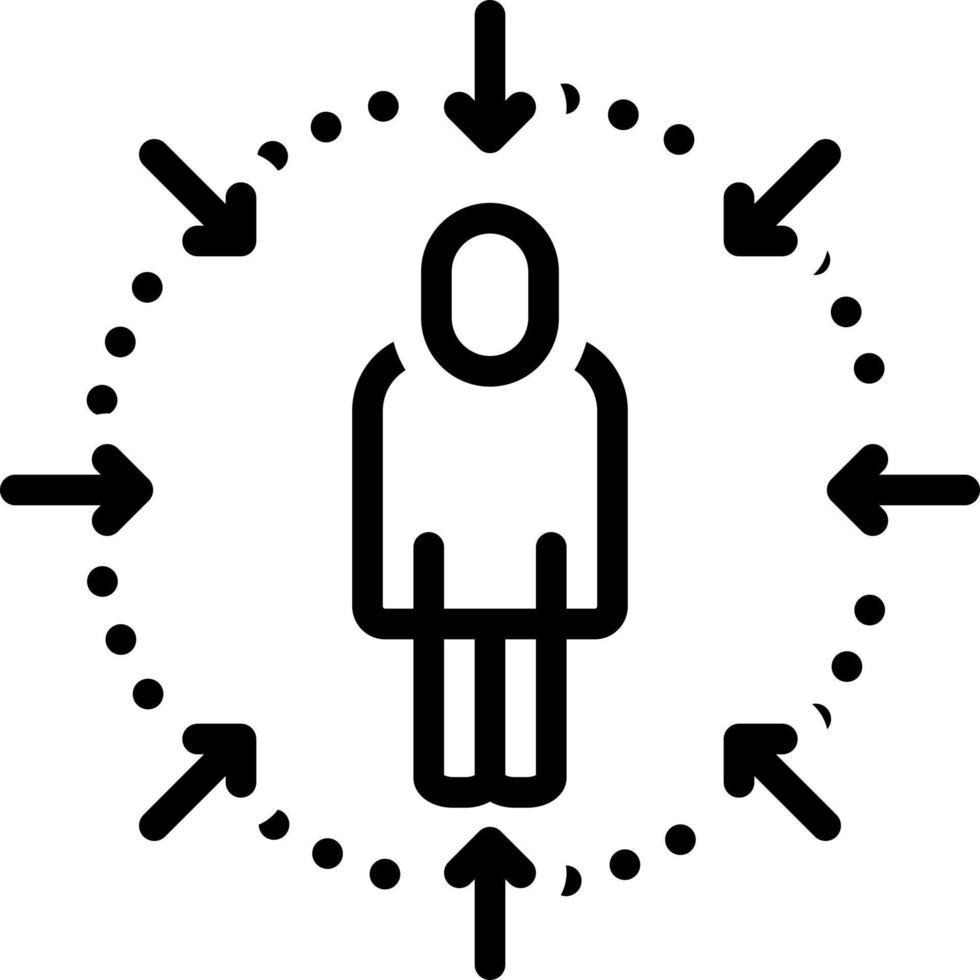 line icon for themselves vector