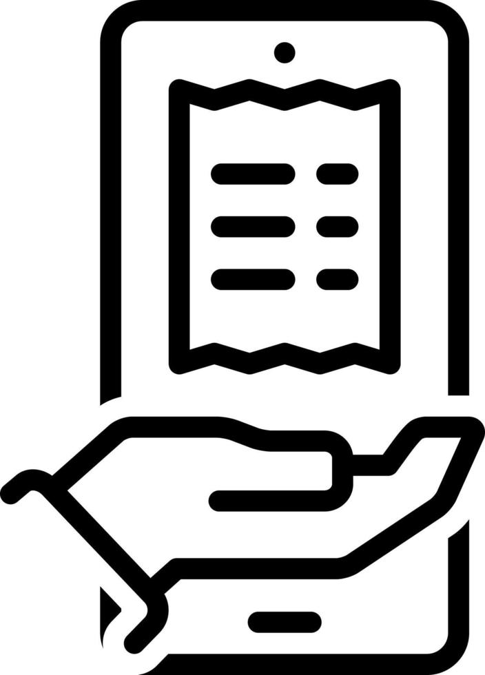 line icon for purchase vector