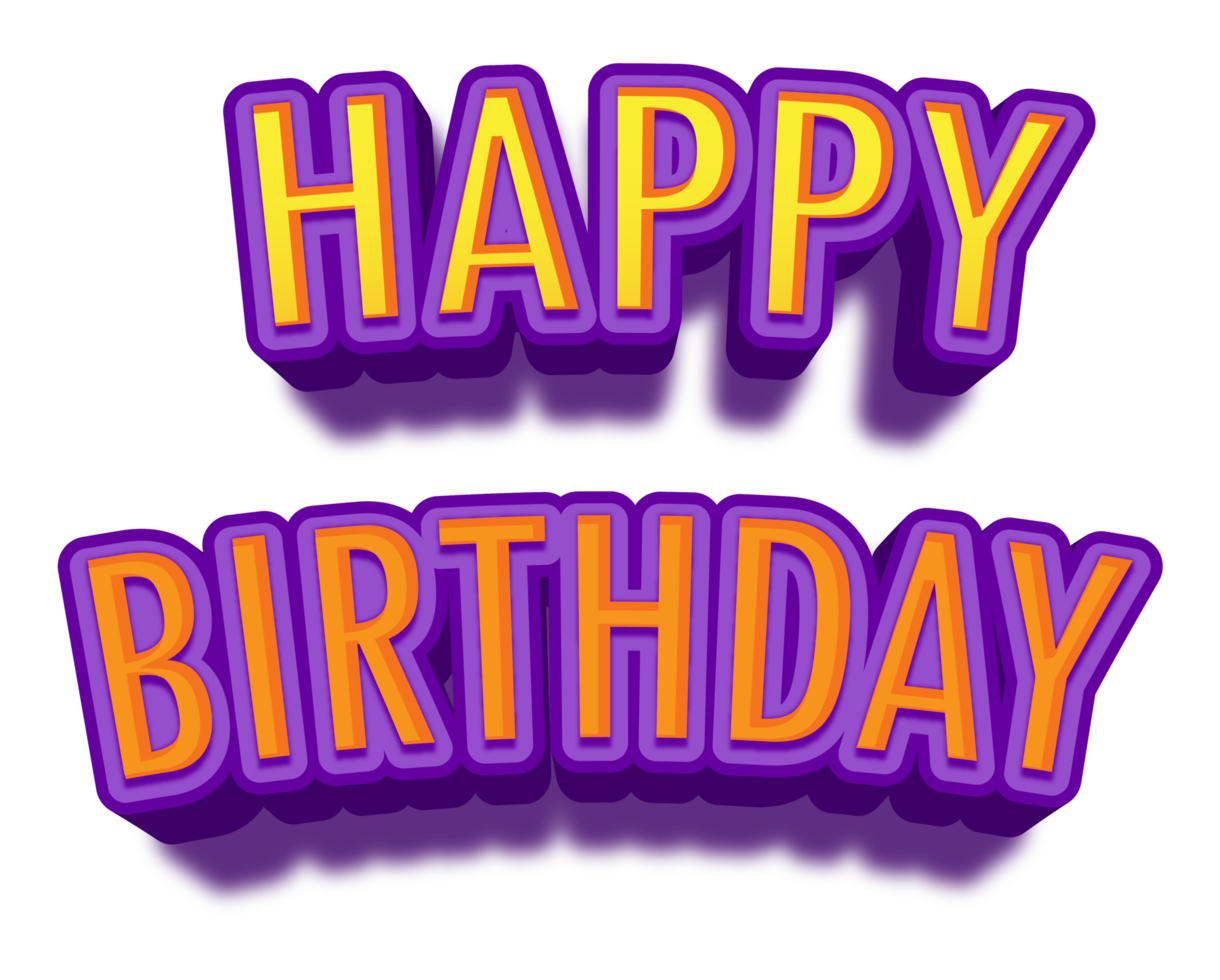 birthday wishes happy celebrations glitter purple golden colorful joy event eve png