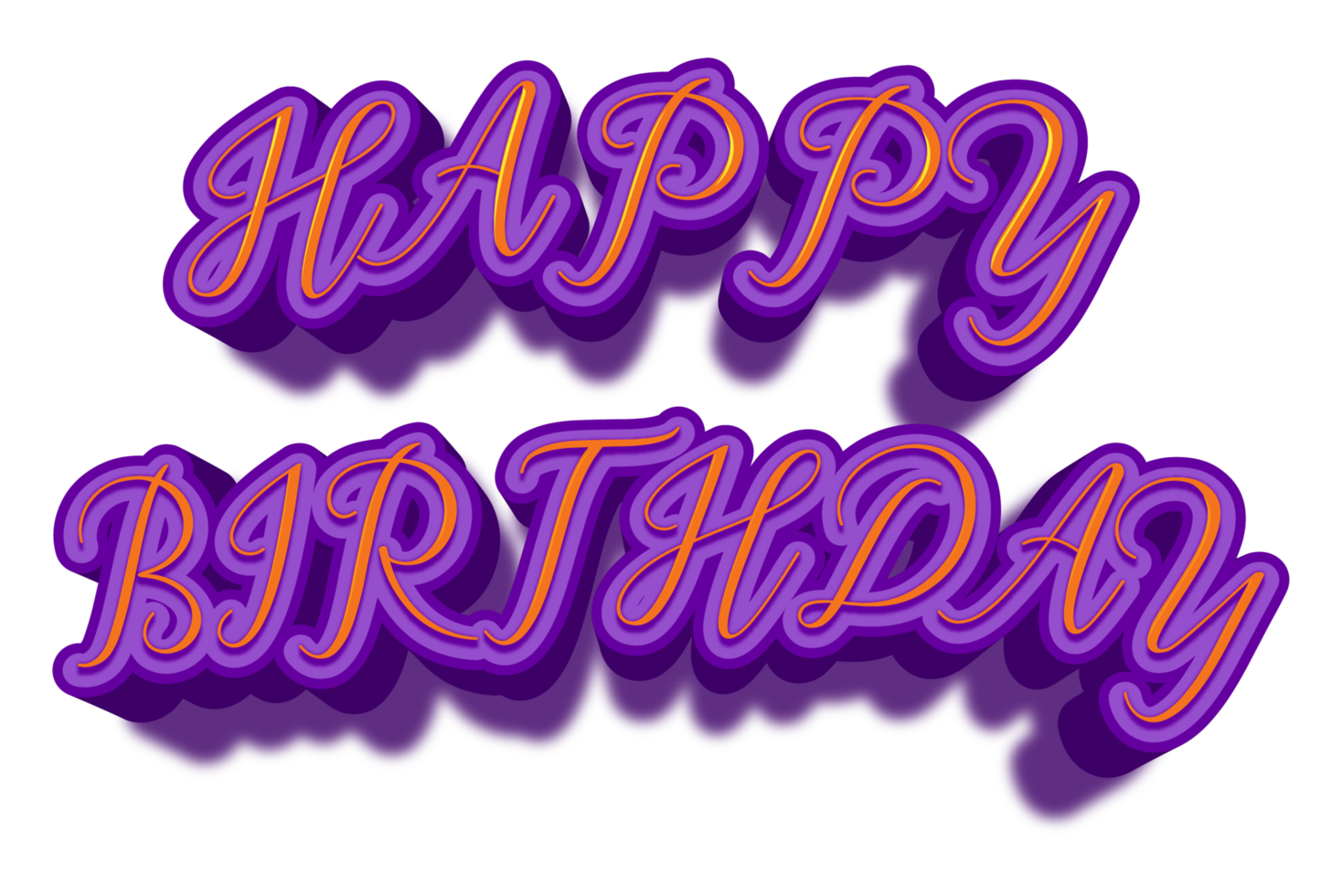 souhaits d'anniversaire heureux fêtes briller violet doré coloré joie événement veille png