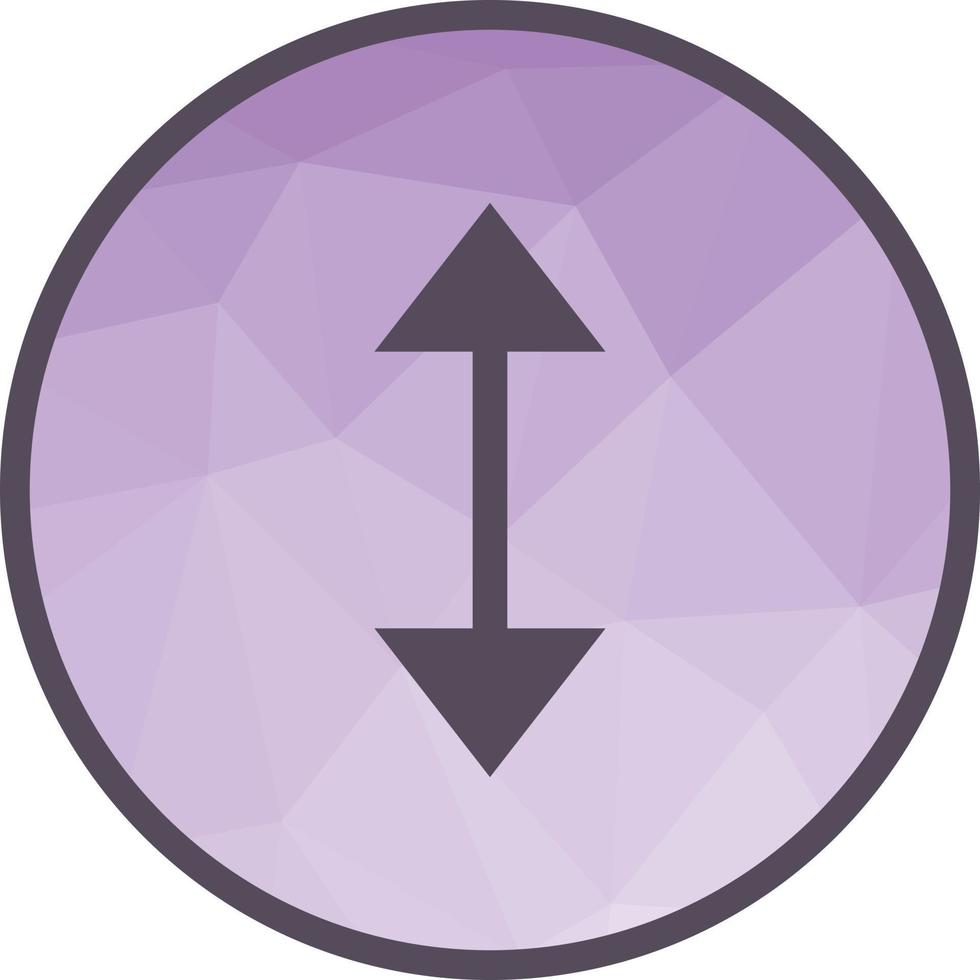 Up-Down II Low Poly Background Icon vector