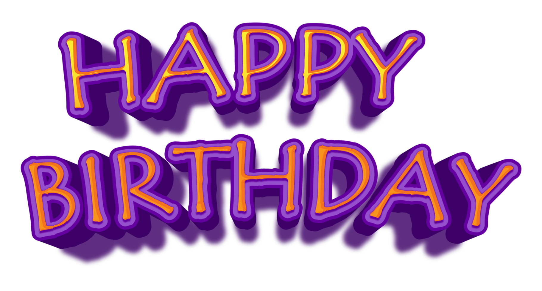 souhaits d'anniversaire heureux fêtes briller violet doré coloré joie événement veille png