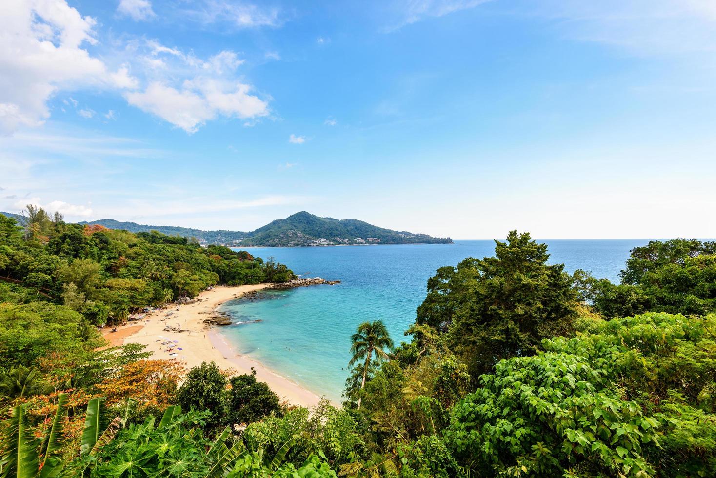 Beach of Laem Sing Cape in Phuket island photo