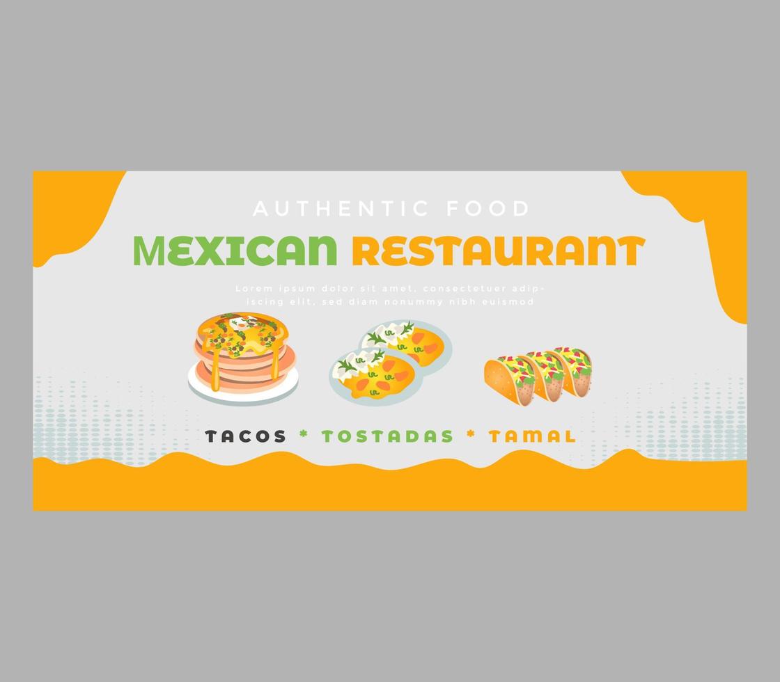 Burger food banner Pro vector