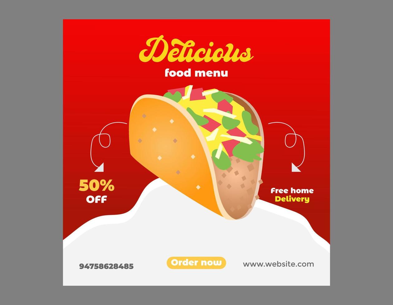 burger and fries Pro vector