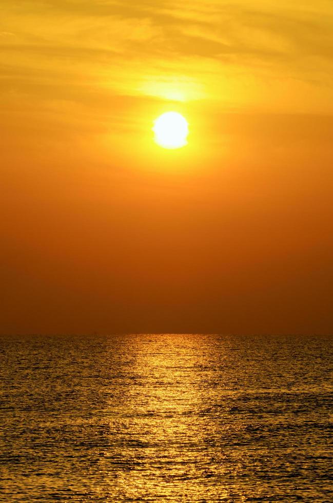 Sunrise at the seaside photo