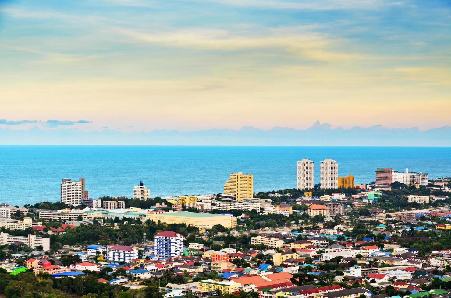 Beautiful landscaped of Hua Hin city photo