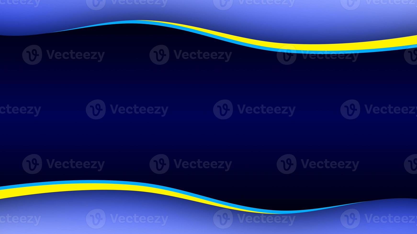 Abstract background dark blue gradient wave simple modern elegant premium photo