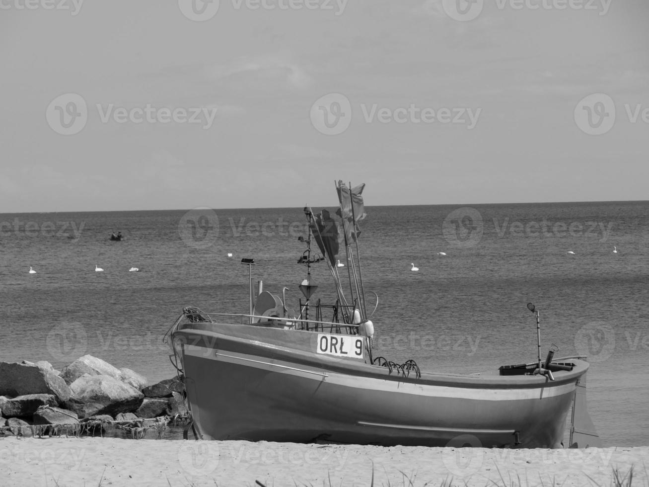 at the baltic sea in poland photo