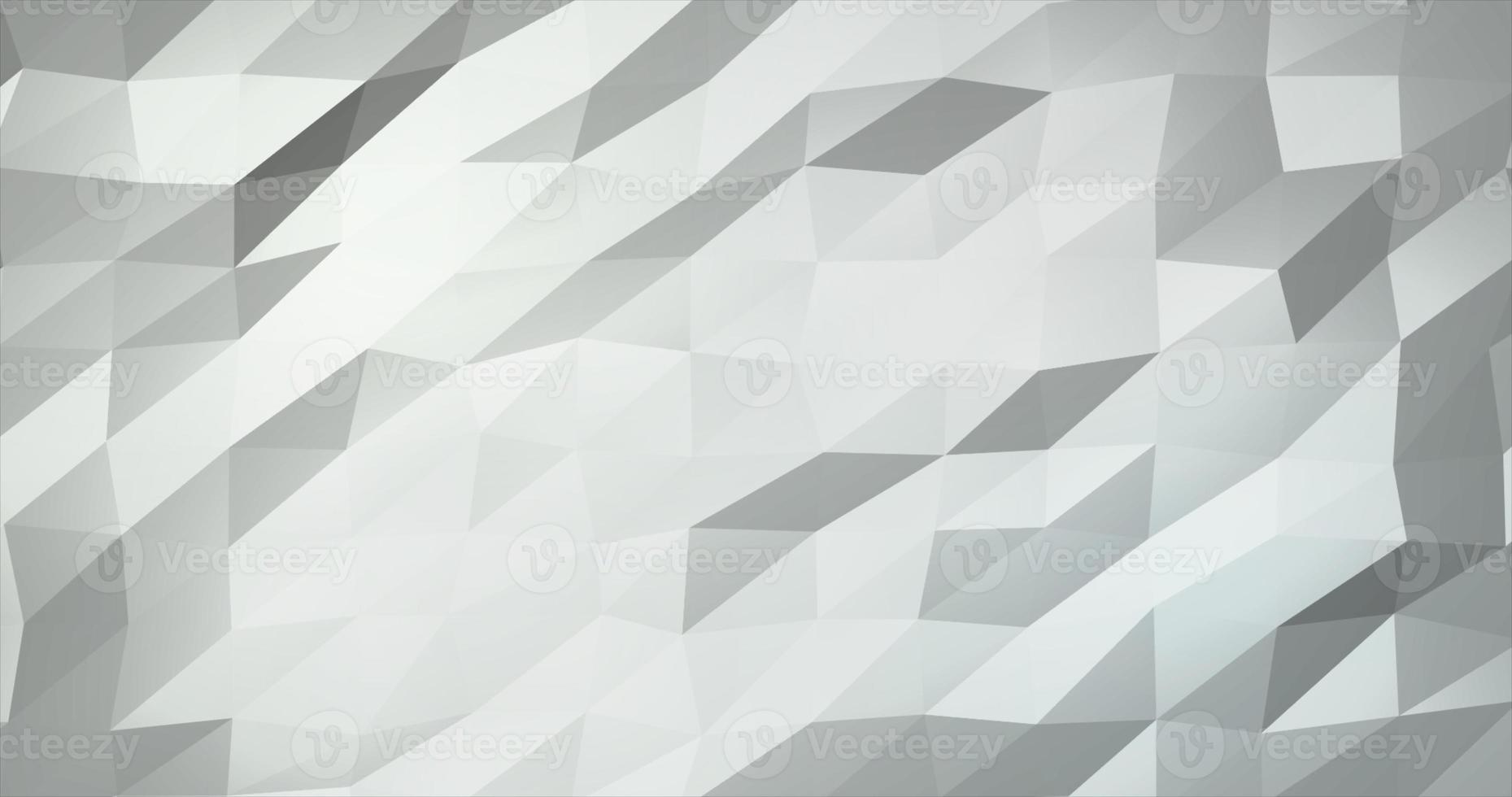 Abstract moving triangles black and white low poly digital futuristic. Abstract background photo