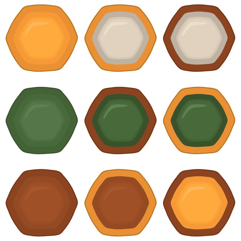 Big set homemade cookie different taste in pastry biscuit vector