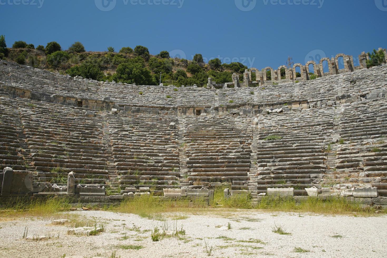 Theatre of Perge Ancient City in Antalya, Turkiye photo
