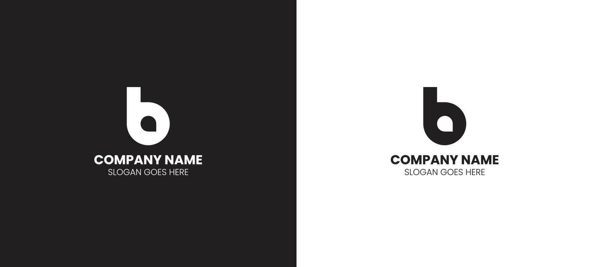 Modern and unique letter B with chat icon logo design vector