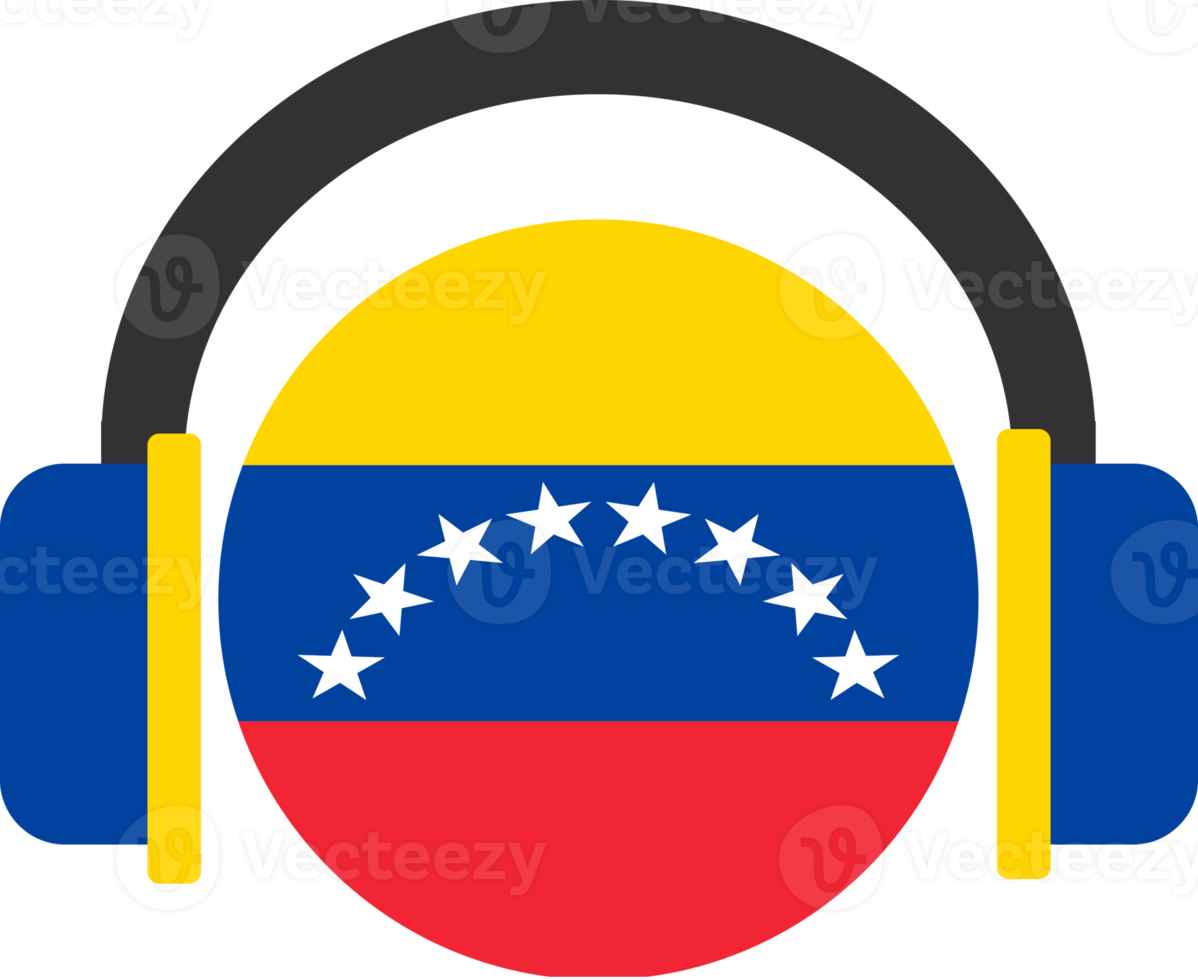 venezuela hörlurar flagga. png