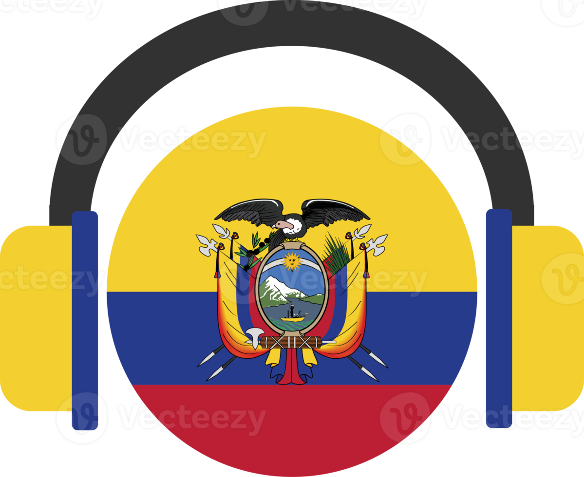 Ecuador koptelefoon vlag. png