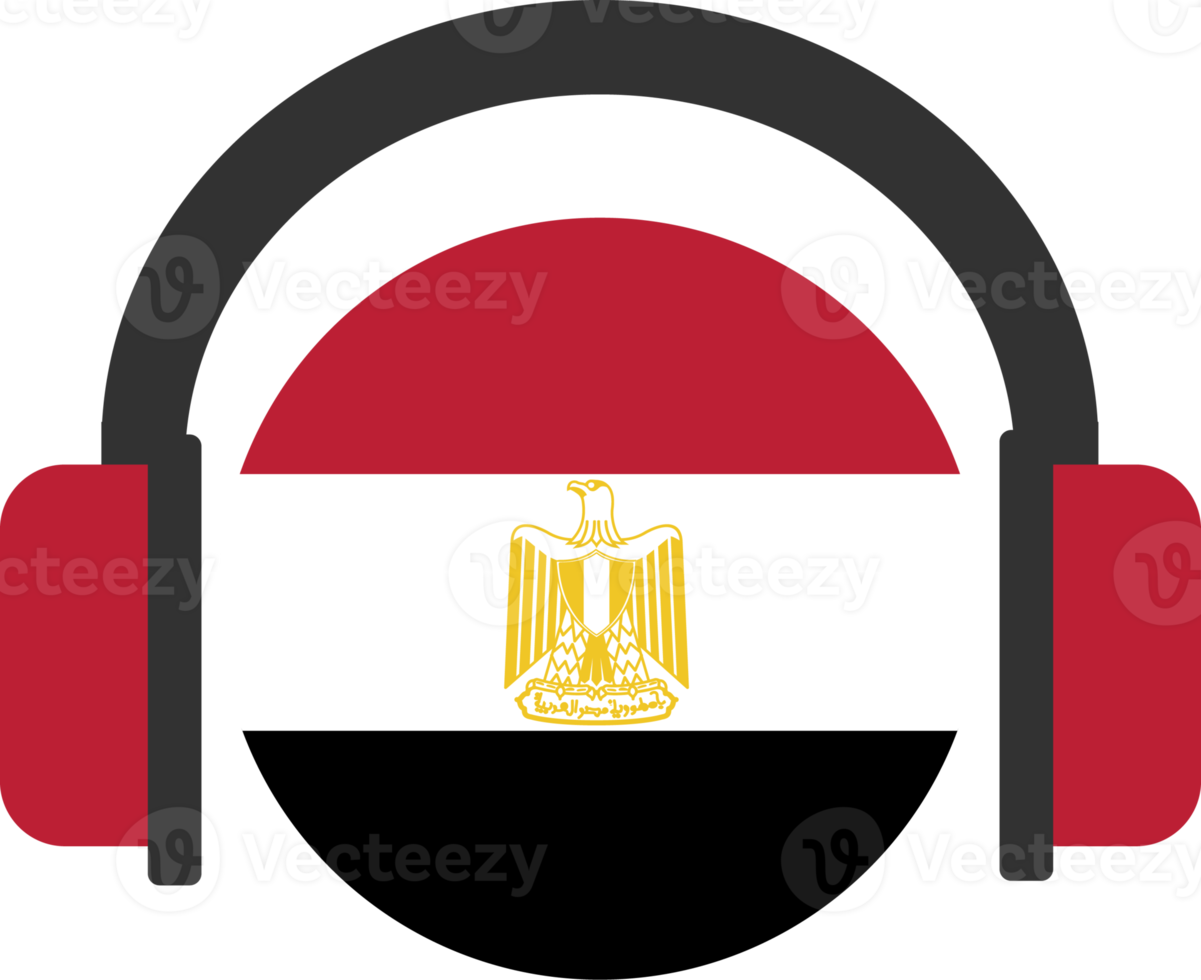 bandera de auriculares de egipto. png