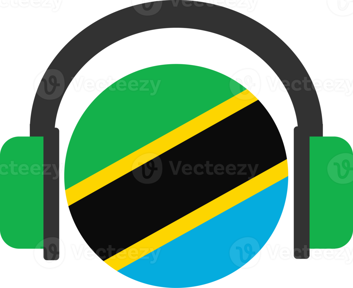 Tanzania headphone flag. png