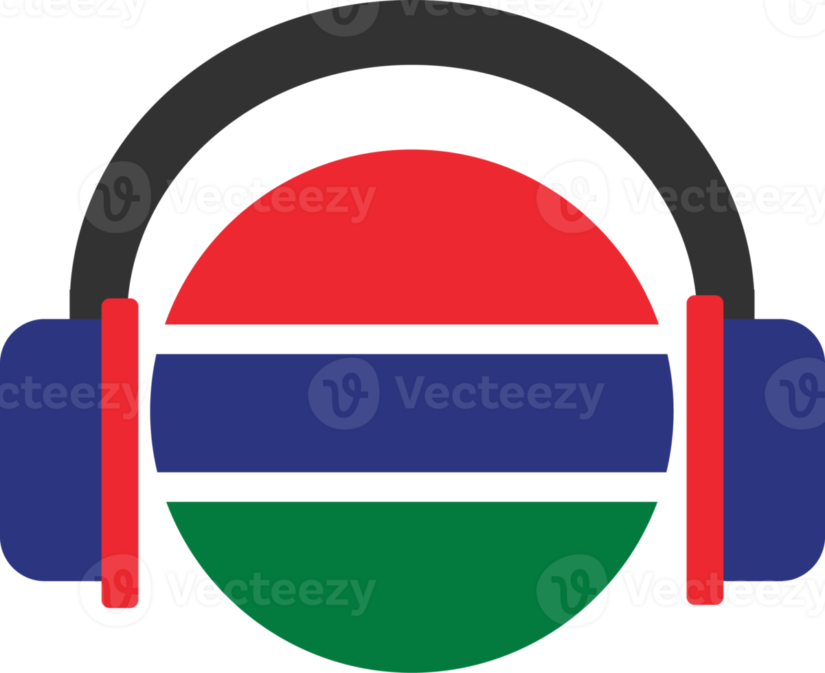 Gambia koptelefoon vlag. png