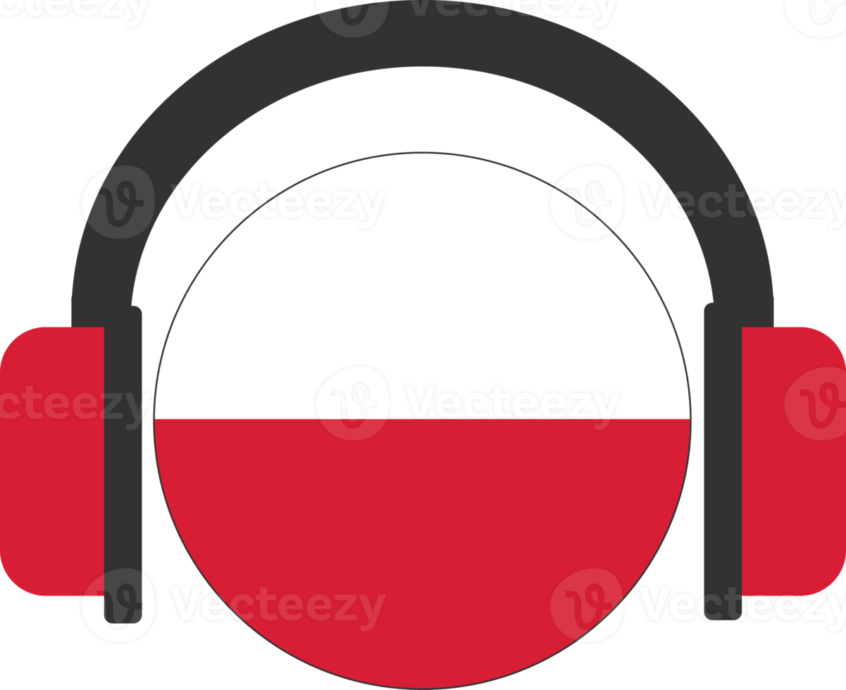 Poland headphone flag. png