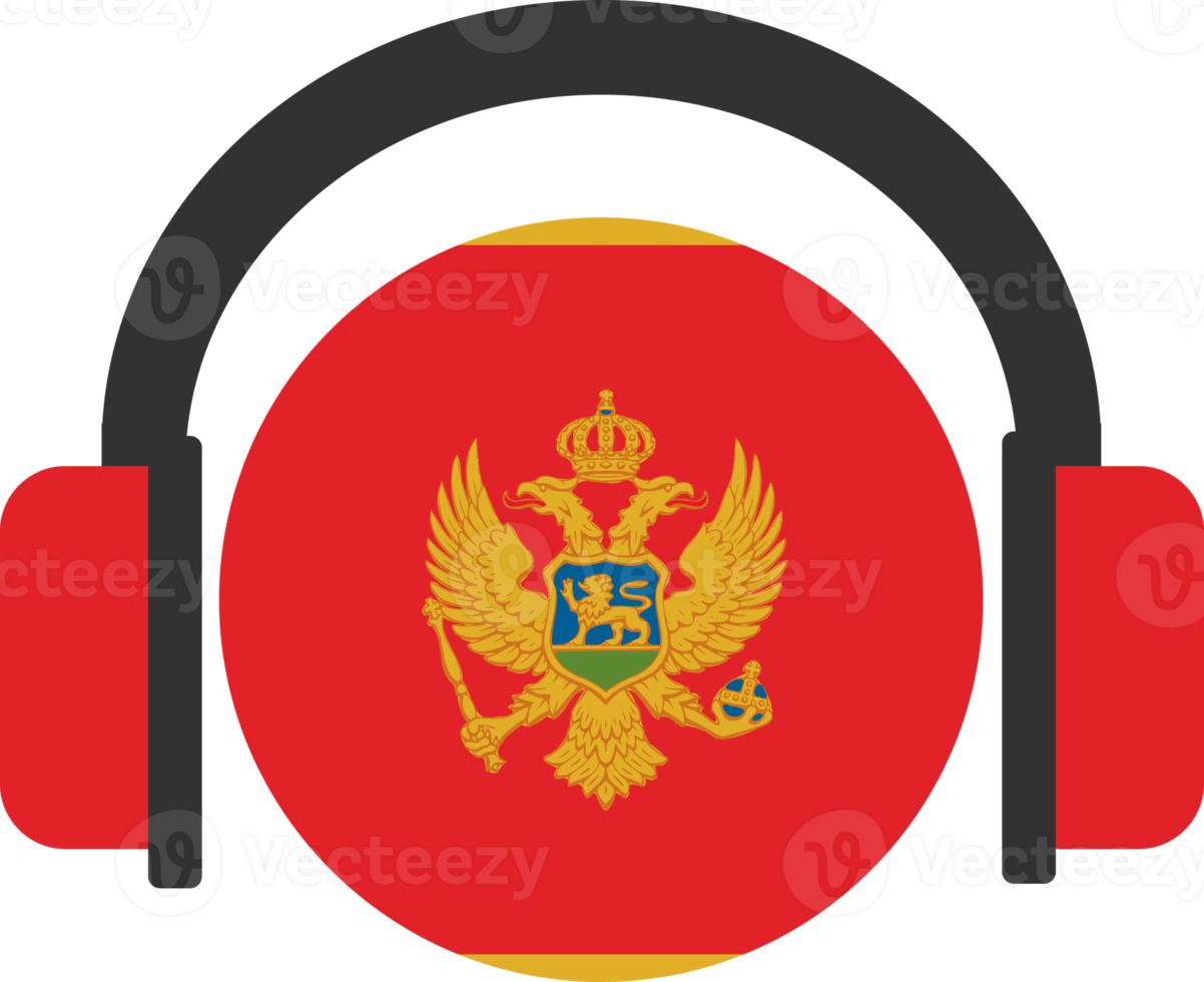Montenegro headphone flag. png