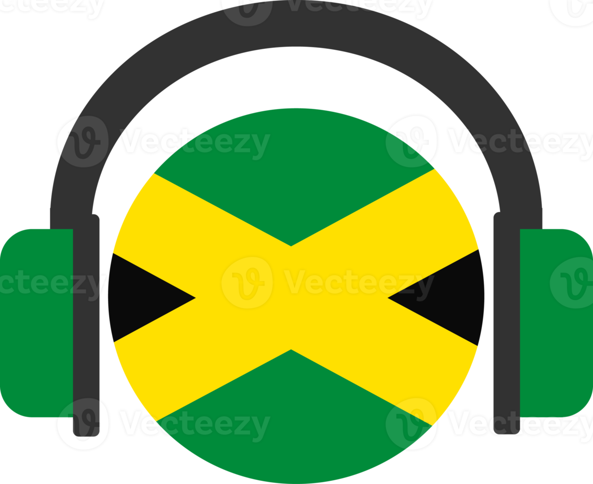 jamaica hörlurar flagga. png