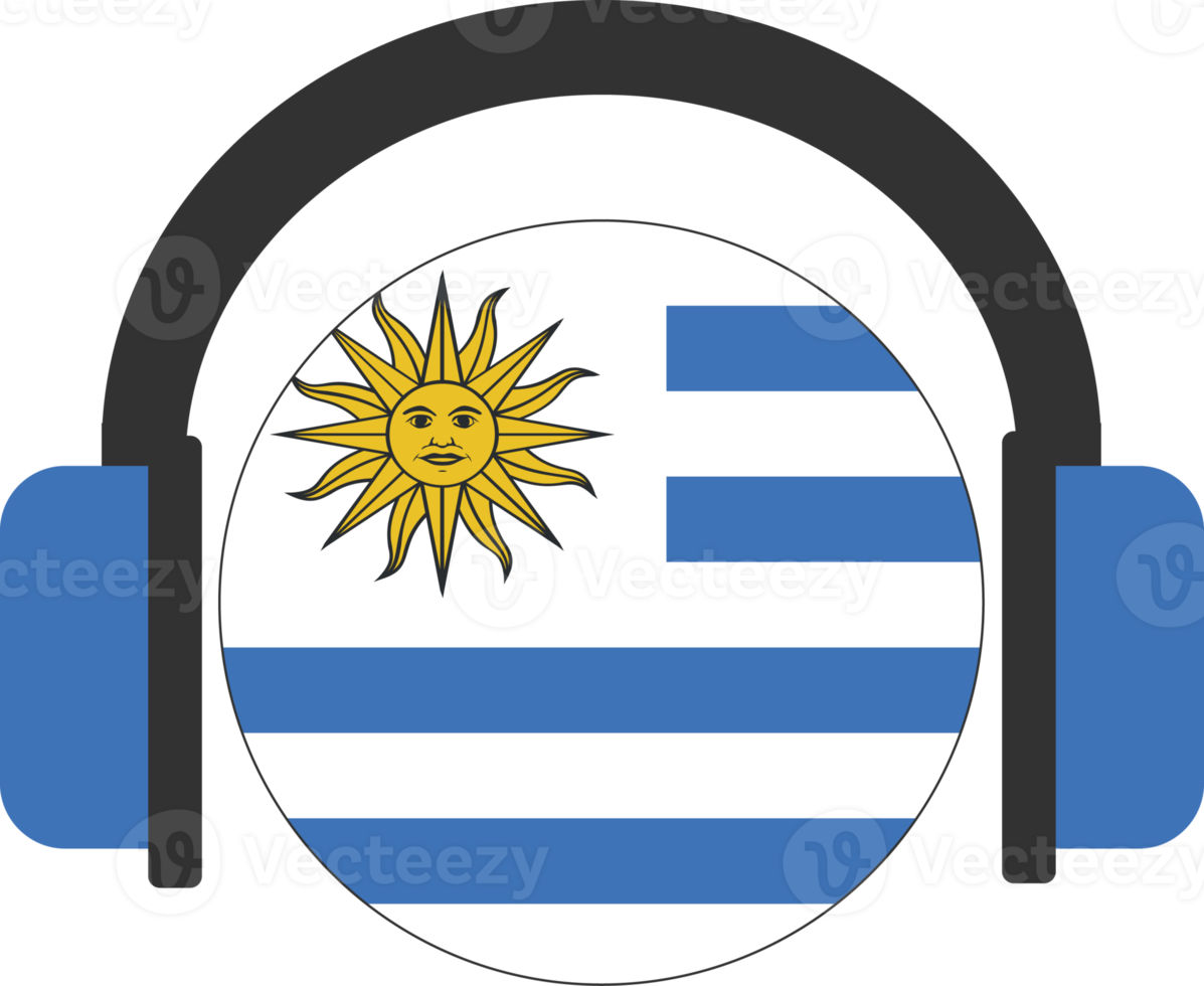 bandera de auriculares de uruguay. png