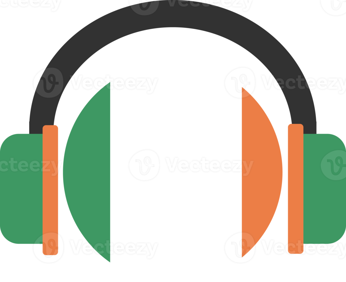 Ireland headphone flag. png