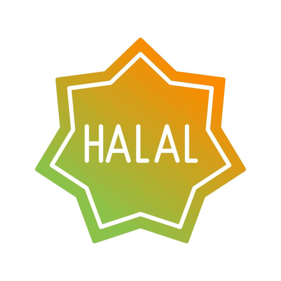 Halal Vector Icon