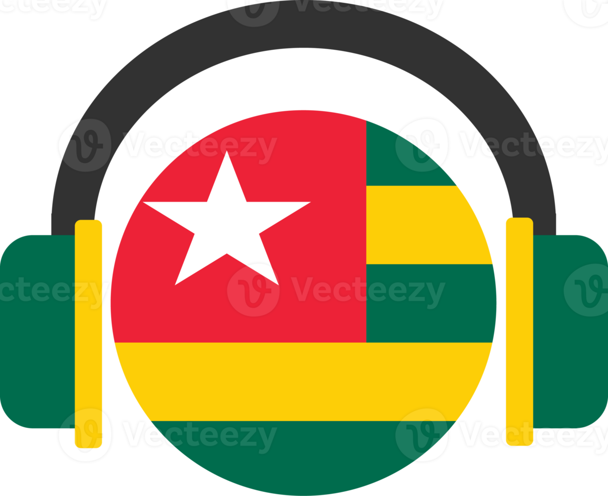 Togo hörlurar flagga. png