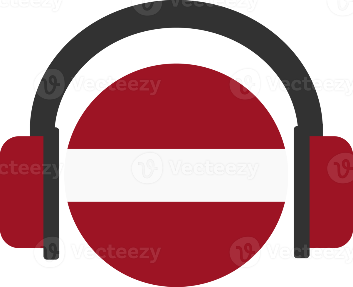 Latvia headphone flag. png