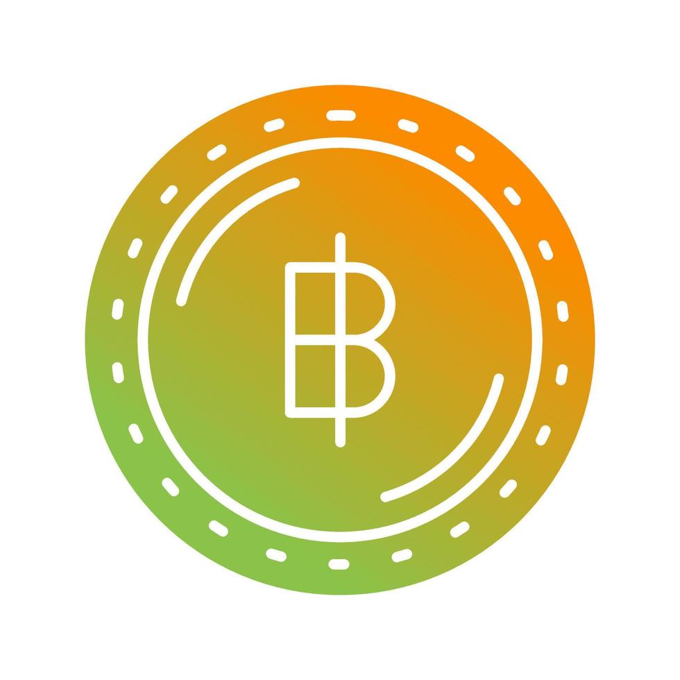 Baht Currency Vector Icon