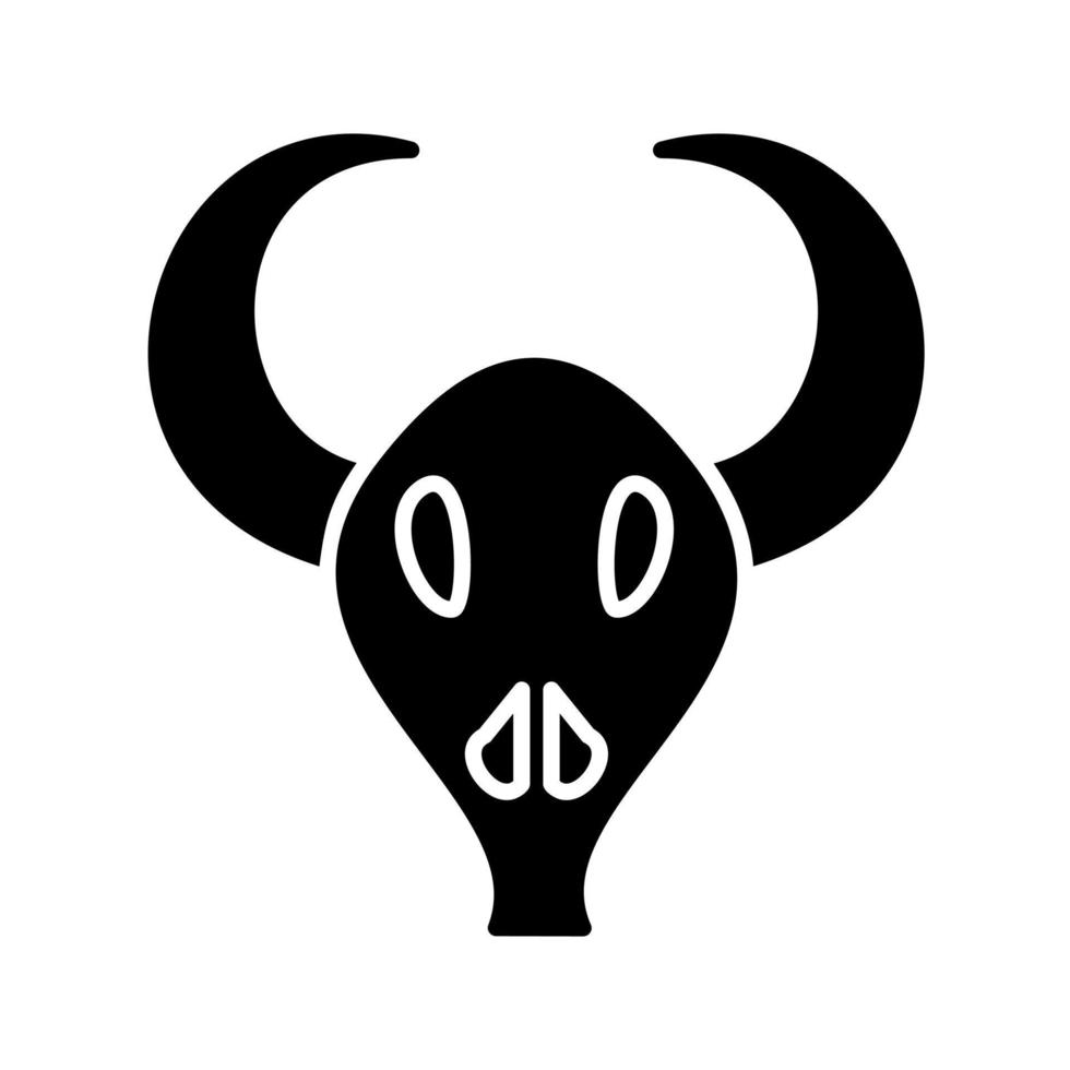 Bull Horns Vector Icon