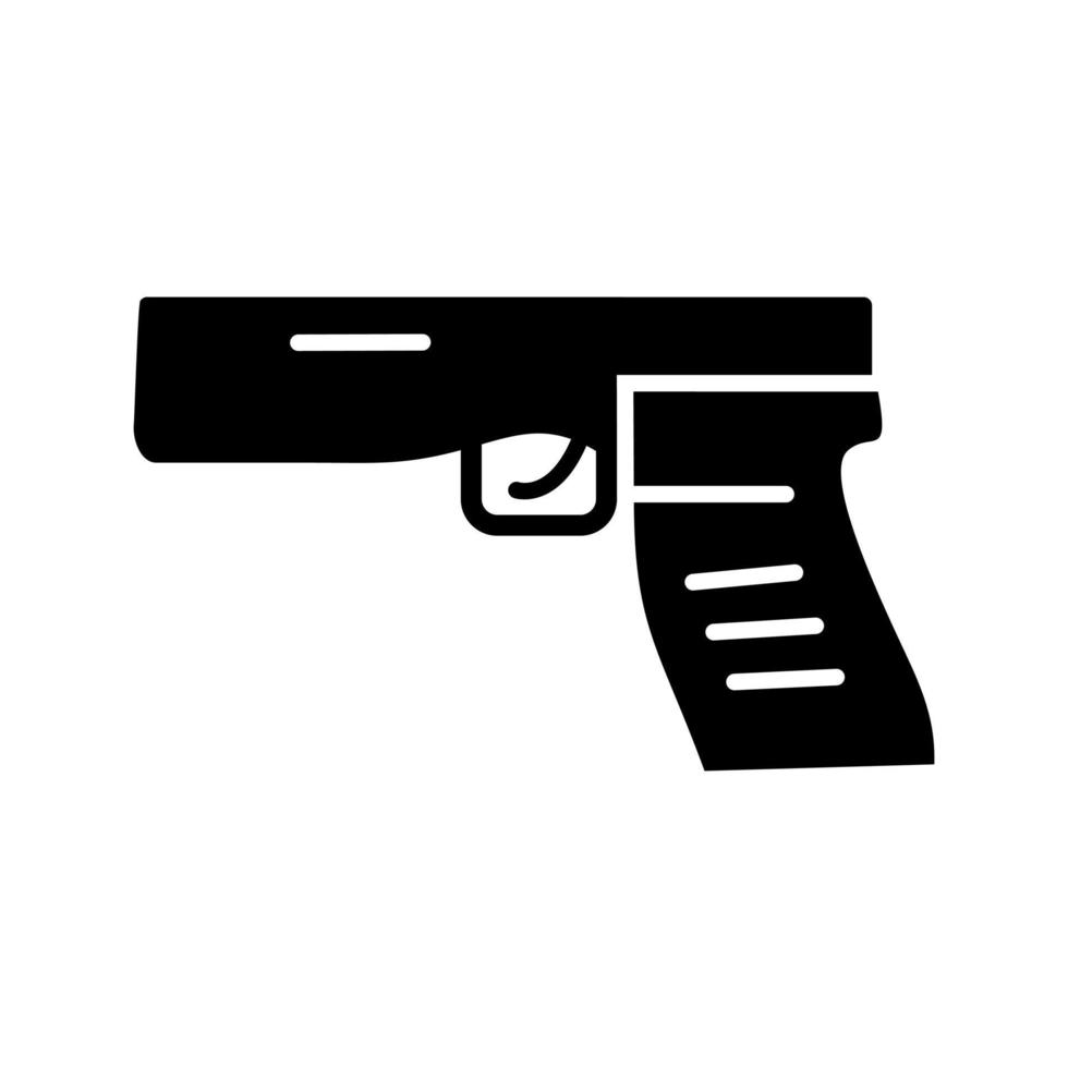 icono de vector de pistola