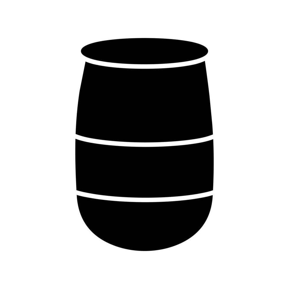 icono de vector de barril