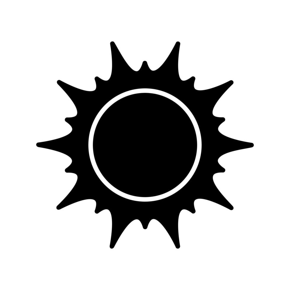 icono de vector de sol